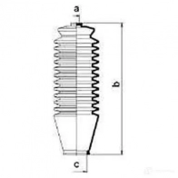 Пыльник рулевой рейки GKN SPIDAN 842D 5 8451 4019064202486 83756 - Изображение 2