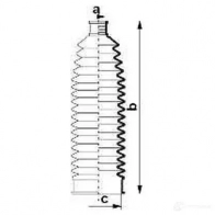 Пыльник рулевой рейки GKN SPIDAN I I57GL8 4019064646242 84012 8687 - Изображение 2