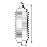 Пыльник рулевой рейки GKN SPIDAN 4019064428480 8550 HG5 ET 83863 - Изображение 2
