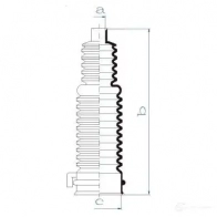 Пыльник рулевой рейки GKN SPIDAN P8CCDS L 4019064678236 84117 8787 - Изображение 2