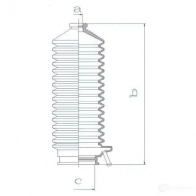 Пыльник рулевой рейки GKN SPIDAN 4019064098904 84134 8804 98 S445 - Изображение 2