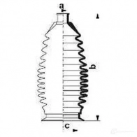 Пыльник рулевой рейки GKN SPIDAN 28 5FS0 4019064422181 84097 8767 - Изображение 2