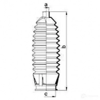 Пыльник рулевой рейки GKN SPIDAN 83886 4019064428701 8572 XQB7W HZ - Изображение 2