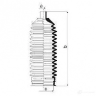 Пыльник рулевой рейки GKN SPIDAN 84033 8705 D 140TQL 4019064421542 - Изображение 2