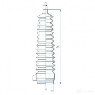 Пыльник рулевой рейки GKN SPIDAN 84225 8894 NITQ SJK 4019064334644 - Изображение 2
