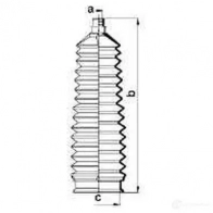 Пыльник рулевой рейки GKN SPIDAN 84039 JKH U2MN 8711 4019064421603 - Изображение 2