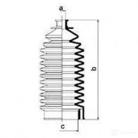 Пыльник рулевой рейки GKN SPIDAN 83523 4019064200239 921 OXUK 8286 - Изображение 2