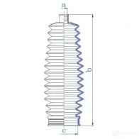 Пыльник рулевой рейки GKN SPIDAN J2 6S7H 4019064345183 8940 84271 - Изображение 2