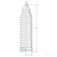 Пыльник рулевой рейки GKN SPIDAN 4019064099000 84144 8814 ZEVS N1 - Изображение 2