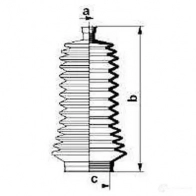 Пыльник рулевой рейки GKN SPIDAN 83846 4019064428312 8533 0R2H 7D - Изображение 2