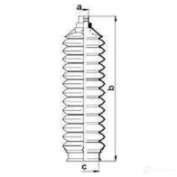 Пыльник рулевой рейки GKN SPIDAN W C772K 83907 4019064428909 8592 - Изображение 2