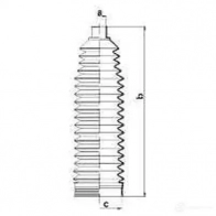Пыльник рулевой рейки GKN SPIDAN 4019064421894 EC J9Y 8738 84068 - Изображение 2