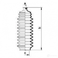 Пыльник рулевой рейки GKN SPIDAN 4019064428053 83820 8507 CA Q5P - Изображение 2
