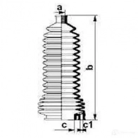 Пыльник рулевой рейки GKN SPIDAN XXGT7 T 4019064428350 8537 83850 - Изображение 2