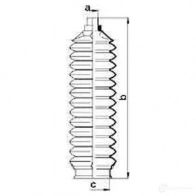 Пыльник рулевой рейки GKN SPIDAN 8708 84036 4019064421573 EG8 X0E - Изображение 2