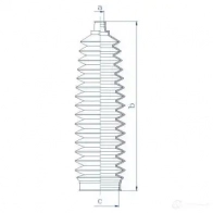 Пыльник рулевой рейки GKN SPIDAN 8932 4019064341987 84263 DRN IUNT - Изображение 2