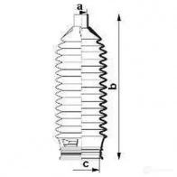 Пыльник рулевой рейки GKN SPIDAN 84032 1 9X4X1U 4019064421535 8704 - Изображение 2