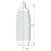 Пыльник рулевой рейки GKN SPIDAN 8865 84196 4019064099512 L37 LP - Изображение 2