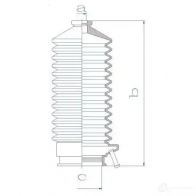 Пыльник рулевой рейки GKN SPIDAN 4019064099208 8834 84165 EH VZ7JW - Изображение 2
