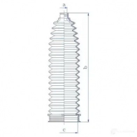 Пыльник рулевой рейки GKN SPIDAN 4019064336846 84249 8918 8RXD CO - Изображение 2