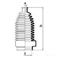 Пыльник рулевой рейки GKN SPIDAN 8600 83920 4019064661368 B76 BPJY - Изображение 2