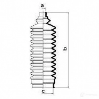 Пыльник рулевой рейки GKN SPIDAN J K6NFQV 83587 4019064200871 8339 - Изображение 2
