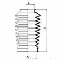 Пыльник рулевой рейки GKN SPIDAN 4019064201540 4W HBDW 8378 83654 - Изображение 2