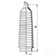 Пыльник рулевой рейки GKN SPIDAN 4019064428602 QNO OSJJ 8562 83875 - Изображение 2