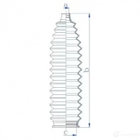 Пыльник рулевой рейки GKN SPIDAN 4019064099376 E E0TH 84182 8851 - Изображение 2