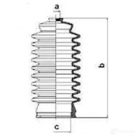 Пыльник рулевой рейки GKN SPIDAN 8367 VSY 38NN 4019064201373 83637 - Изображение 2