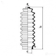 Пыльник рулевой рейки GKN SPIDAN 83728 A2X 56UZ 4019064202202 8423 - Изображение 2