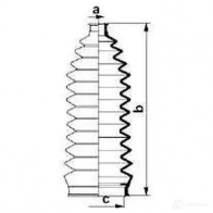 Пыльник рулевой рейки GKN SPIDAN 8594 83909 4019064428923 HV XIH - Изображение 2
