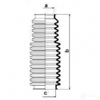 Пыльник рулевой рейки GKN SPIDAN 8331 D GOFTK 4019064200727 83572 - Изображение 2