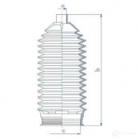 Пыльник рулевой рейки GKN SPIDAN 9SJ 0HUN 8902 84233 4019064334729 - Изображение 2