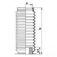 Пыльник рулевой рейки GKN SPIDAN VY5XN LG 8545 83858 4019064428435 - Изображение 2