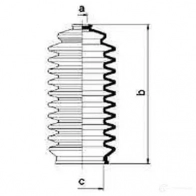 Пыльник рулевой рейки GKN SPIDAN 4019064645528 83940 8619 H2P4 SK - Изображение 2