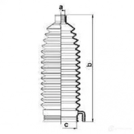 Пыльник рулевой рейки GKN SPIDAN 84025 8697 4019064647386 6J 7TA - Изображение 2