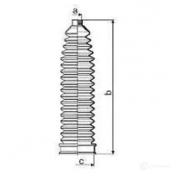 Пыльник рулевой рейки GKN SPIDAN 0BK LUQ 8672 4019064646082 83996 - Изображение 2