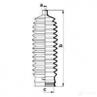 Пыльник рулевой рейки GKN SPIDAN 8568 4T2J Z 4019064428664 83882 - Изображение 2