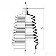 Пыльник рулевой рейки GKN SPIDAN C9CRP 7P 8271 4019064200079 83507 - Изображение 2