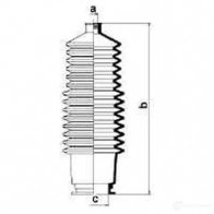 Пыльник рулевой рейки GKN SPIDAN 8488 4019064202868 6DRP R 83798 - Изображение 2
