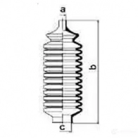 Пыльник рулевой рейки GKN SPIDAN IU CB4 4019064202745 83784 8476 - Изображение 2