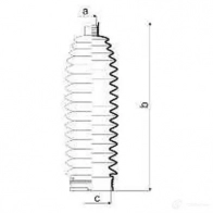 Пыльник рулевой рейки GKN SPIDAN 4019064421948 FNFG QX 84073 8743 - Изображение 2