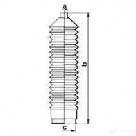Пыльник рулевой рейки GKN SPIDAN 4019064428206 8522 FD6 SLH 83835 - Изображение 2
