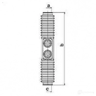 Пыльник рулевой рейки GKN SPIDAN 8352 Q7 J81 4019064201045 83604 - Изображение 2