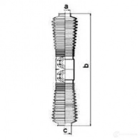 Пыльник рулевой рейки GKN SPIDAN 83651 8375 4019064201519 X01ARZ 5 - Изображение 2