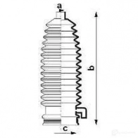 Пыльник рулевой рейки GKN SPIDAN 4019064421511 8702 KDDYJ X3 84030 - Изображение 2