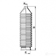 Пыльник рулевой рейки GKN SPIDAN 83983 F0CEFD Y 8659 4019064645955 - Изображение 2