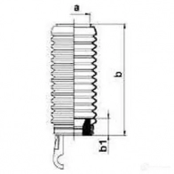 Пыльник рулевой рейки GKN SPIDAN 4019064646174 WGVTZ U 8681 84005 - Изображение 2