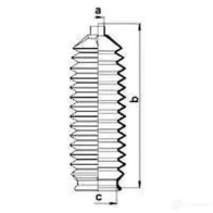 Пыльник рулевой рейки GKN SPIDAN 84043 4019064421641 8715 BY2 I8 - Изображение 2
